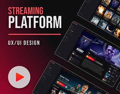 Streamin Platform UX/UI Design