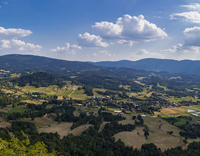 Hill Karpnickie in the Mountains Rudawy Janowickie