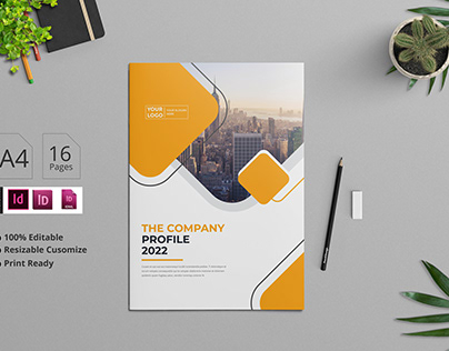 Business brochure company profile template 2022