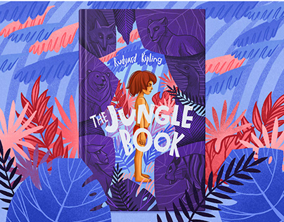 The Jungle Book - book cover ART