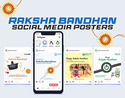 Raksha Bandhan Social Media Creative Posters