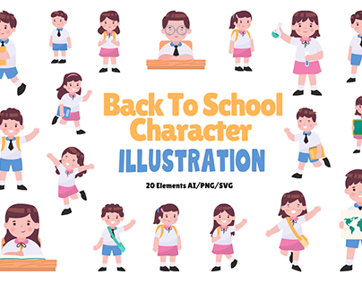 Back To School Character Collection