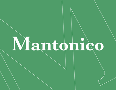 Mantonico typeface