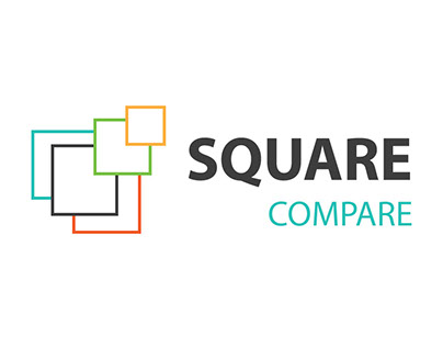 Square Compare Logo design