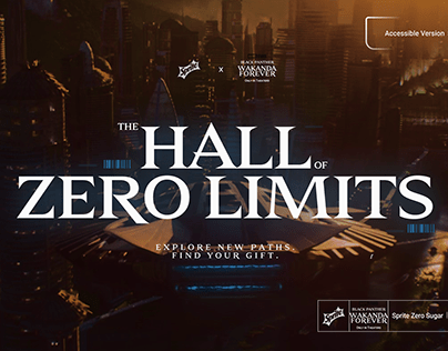 Inspiration from hall of zero limits landing page