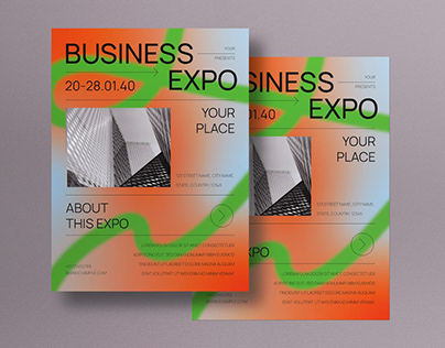 Orange Swiss International Business Expo Flyer