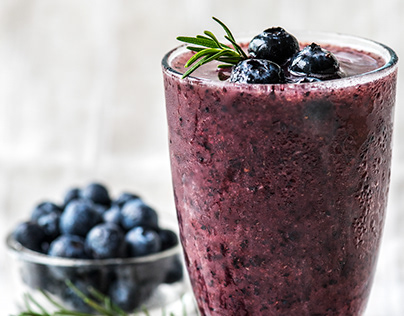Black berry smoothy