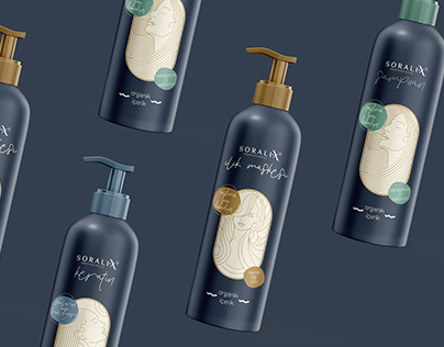Soralix Shampoo- Packaging and Cover Design