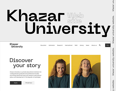 Khazar University Website