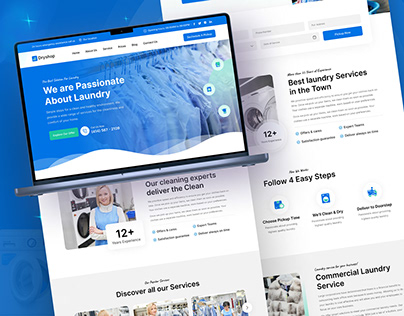 Dry Shop - Laundry & Dry Cleaning Web Design