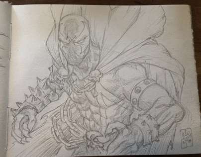 Spawn process (pencil to ink)