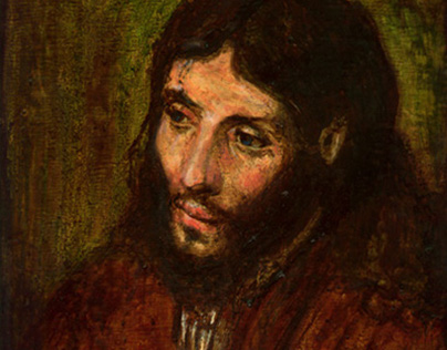 Rembrandt Study - "Head of Christ"
