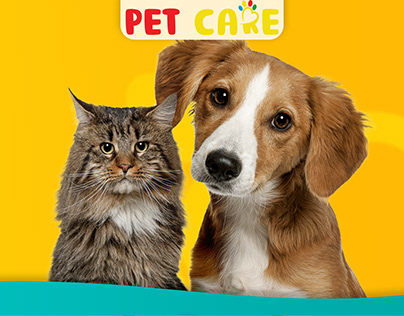 Pet care vet store social media posters
