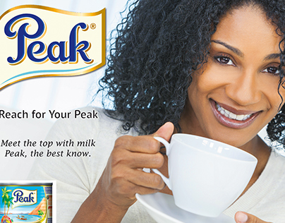 Poster for milk "Peak" / Cartel para leche "Peak"