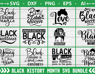 Black History Month svg bundle