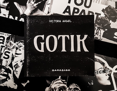 GOTIK - Goth Subculture Collage Book