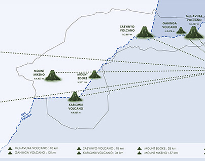location diagram of Eco Lodge in Burera/Rwanda!