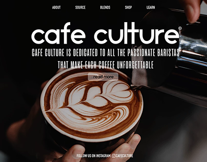 Web Design-Cafe Culture