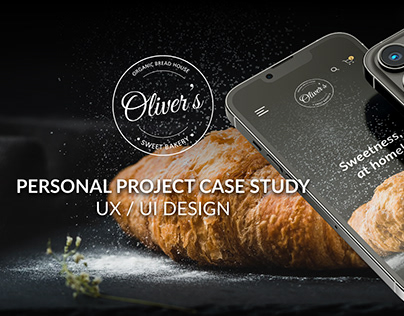 Oliver's Bakery Shopping Website | UX / UI Design