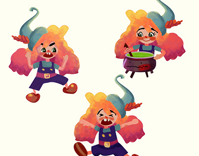 Hawaii Witches (Character Design)