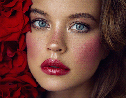 Beauty portraits- roses (photo and retouch)