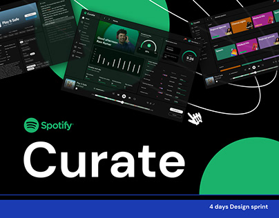 Spotify Curate | 4 Days Design sprint