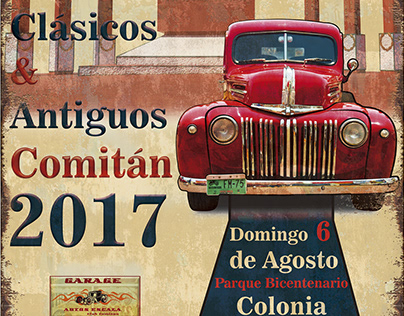 Cartel Club de Autos Clásicos de Chiapas