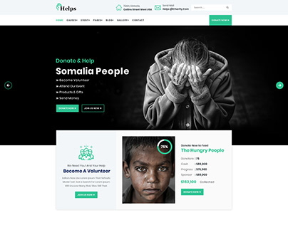Helps- NonProfit Charity Template