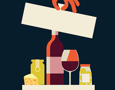 Branding & Illustration: Wine Show Fundraiser