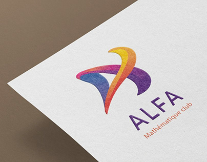 Logo Design Alfa Mathématique Club