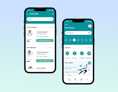 Medical Mobile App Ui