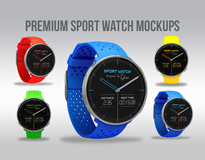 PREMIUM Sport Watch mockups
