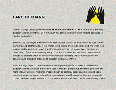 CARE TO CHANGE | IKEA FOUNDATION