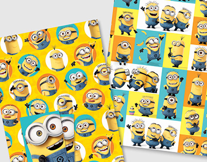 Project thumbnail - Minions wrapping paper