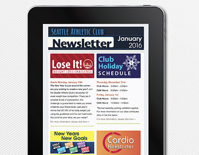 Responsive SAC Monthly HTML Newsletter