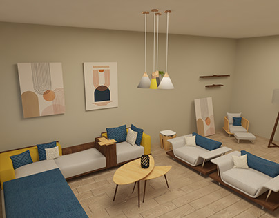 Project thumbnail - Living Room Japandi Style