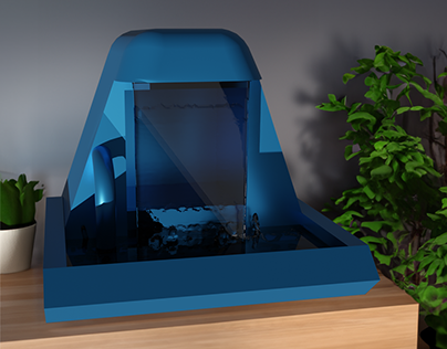 Obscur- An Indoor Waterfall and a Secret Storage Space