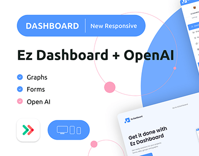 Ez Dashboard + OpenAI NoCode Web Template