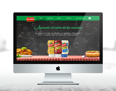 Website Alimentos Los Andes