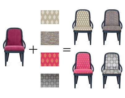 Fabric Upholstery on Chairs