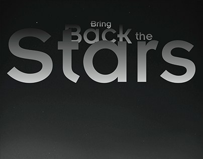Bring Back the Stars - Light Pollution Awareness Poster