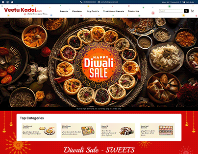 Sweet Selling Website Landing Page UI