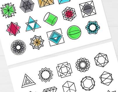 Geometric Icons Set