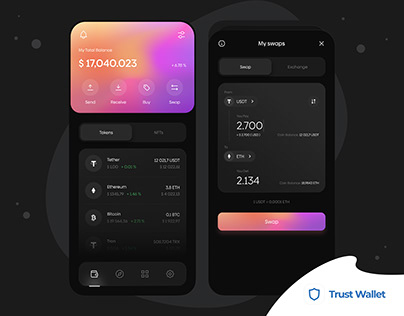 Trust Wallet App / New mobile design