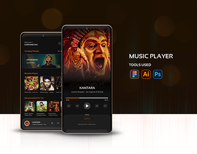 Music Player UI UX design