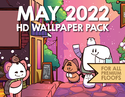 May 2022 HD Wallpaper Pack - Cozytown