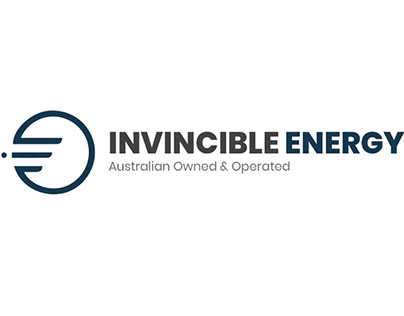 Invincible Energy (Solar Energy Company) logo branding