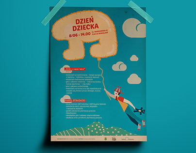 Children's Day in Sobótka. Poster.