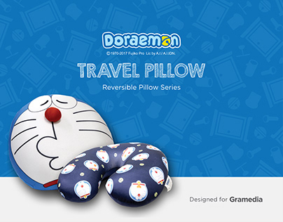 Doraemon Travel Pillow (Reversible Series)