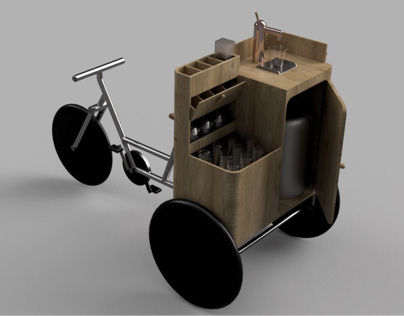Nitro Coffee On Tricycle